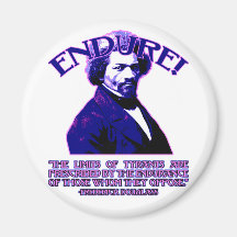 Frederick Douglass Zitat: Die Grenzen auf Tyrannen Kühlschrankmagnete