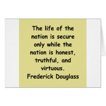 frederick douglass Zitate Grußkarte