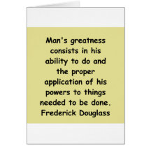 frederick douglass Zitate Karte
