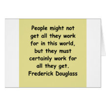 frederick douglass Zitate Karte