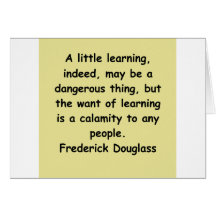 frederick douglass Zitate Karte