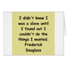 frederick douglass Zitate Karten