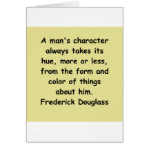 frederick douglass Zitate Karten