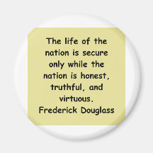 frederick douglass Zitate Kühlschrankmagnet