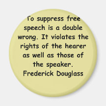 frederick douglass Zitate Kühlschrankmagnet