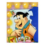 Fredflintstone-Blick im Spiegel poster