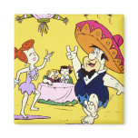 FredFlintstone Wilma Krach und Betty-Fiesta magnete