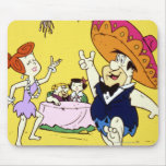 FredFlintstone Wilma Krach und Betty-Fiesta mousepads