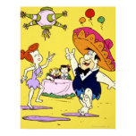 FredFlintstone Wilma Krach und Betty-Fiesta poster