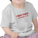 Free Hugs! (Sponsored by God) T-shirts
