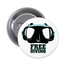Freediving Knopf Anstecknadelbutton