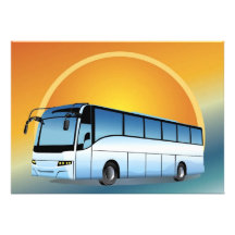 FreeVector-Bus Transport-Reisereisen Ankündigung