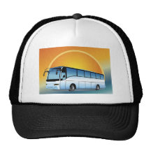 FreeVector-Bus Transport-Reisereisen Retrokappen