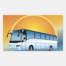 FreeVector-Bus Transport-Reisereisen Stickers