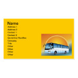 FreeVector-Bus Transport-Reisereisen Visitenkarten