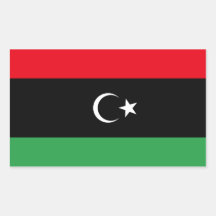 Freie Libyen-Flagge Sticker