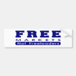 Freie Märkte Auto Sticker
