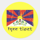 Freie Tibet-Aufkleber