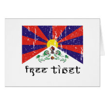 Freie Tibet-Geschenke Grußkarten