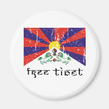 Freie Tibet-Geschenke Magnets