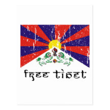 Freie Tibet-Geschenke Postkarten