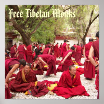 Freie tibetanische Mönche Plakatdrucke