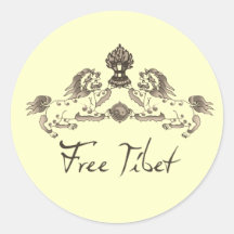 FREIE TIBETt-shirts U. -GANG Stickers