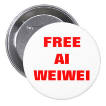 "Freier Ai Weiwei" knöpft Stifte Anstecknadel