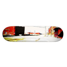 FREIER RÜCKSPIEGEL BEDRUCKTES SKATEBOARD