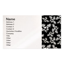 Freier vektornahtlose Blume Pattern3 Visitenkartenvorlagen