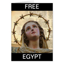 FREIES ÄGYPTEN GRUßKARTEN