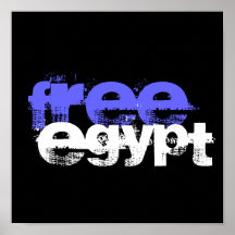 FREIES ÄGYPTEN POSTER