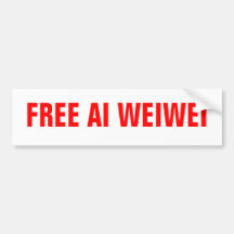 "Freies Autoaufkleber Ai Weiwei"