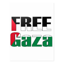 Freies Gaza Postkarte