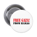 Freies GAZA von HAMAS Anstecknadelbutton