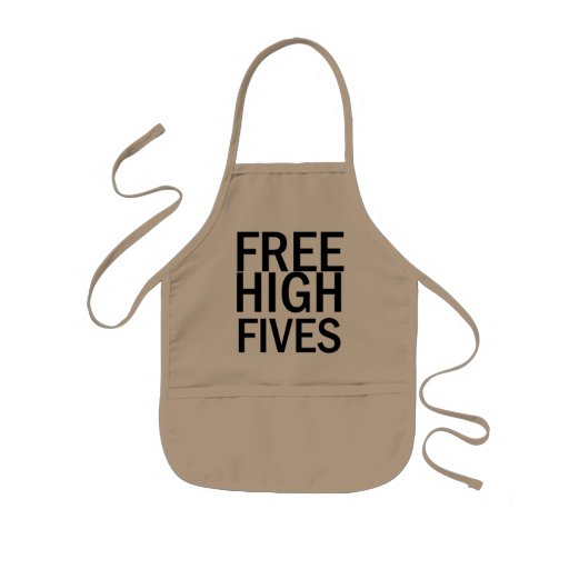 Freies hohes Fives Schürze