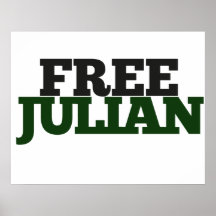 Freies julianisches poster