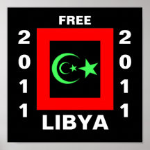FREIES LIBYEN POSTER