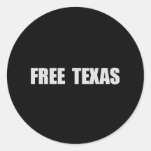 FREIES TEXAS-T-Shirt Stickers