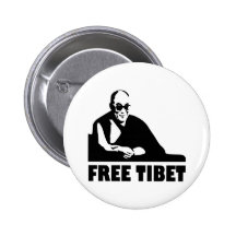 Freies Tibet Anstecknadel