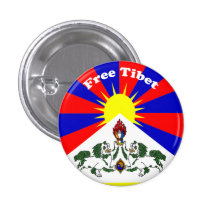Freies Tibet Anstecknadelbutton