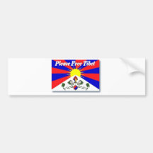 Freies Tibet Auto Sticker