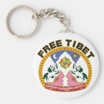 Freies Tibet-Emblem Schlüsselband
