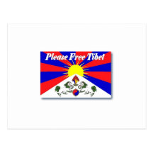 Freies Tibet Postkarten