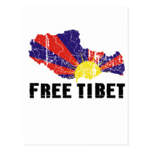FREIES TIBET POSTKARTEN