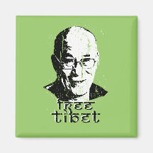 Freies Tibet-T-Shirt Kühlschrankmagnet