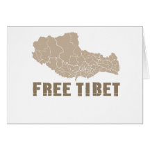 FREIES TIBET/TIBETANISCHE FREIHEIT GRUßKARTEN