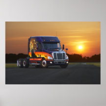Freightliner Cascadia #28 Poster