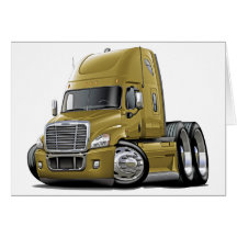 Freightliner Cascadia Gold-LKW Karten