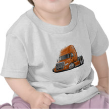 Freightliner Cascadia Orangen-LKW T-shirt